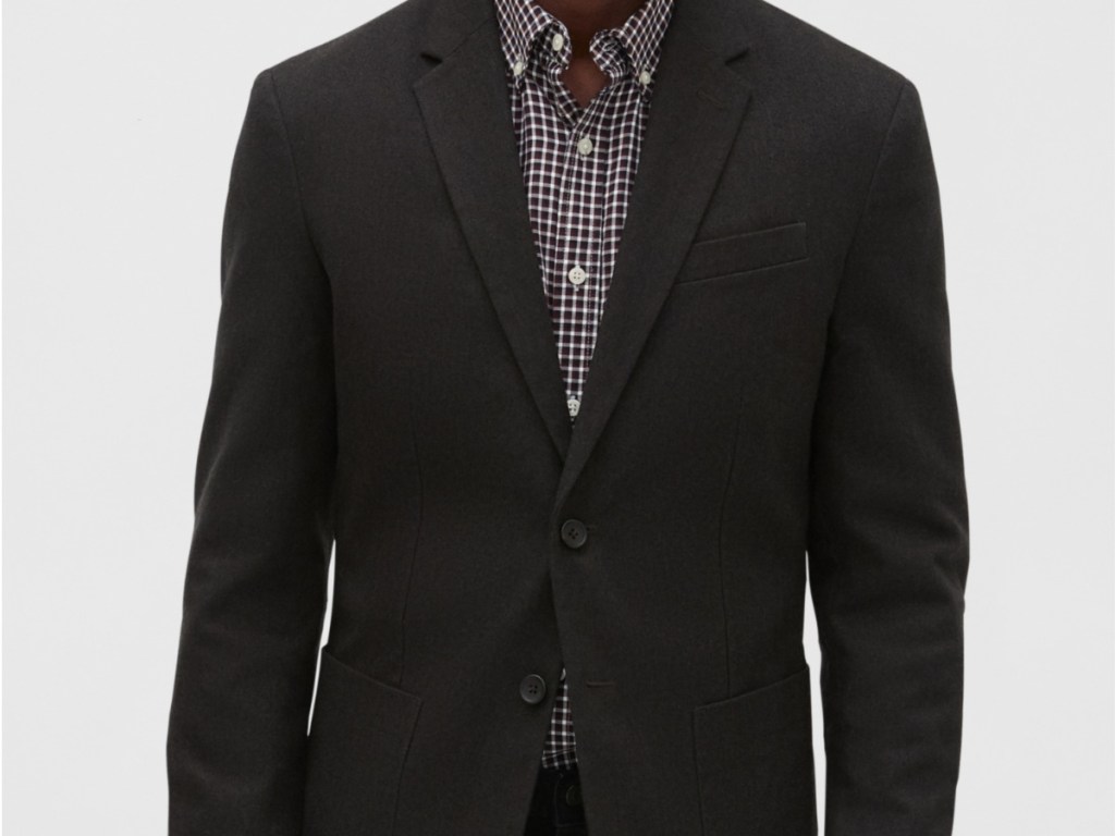 Men's dark brown blazer