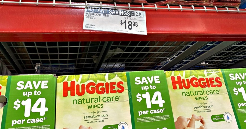 Huggies Natural Care 1,040-Count Wipes in store at Sam's Club