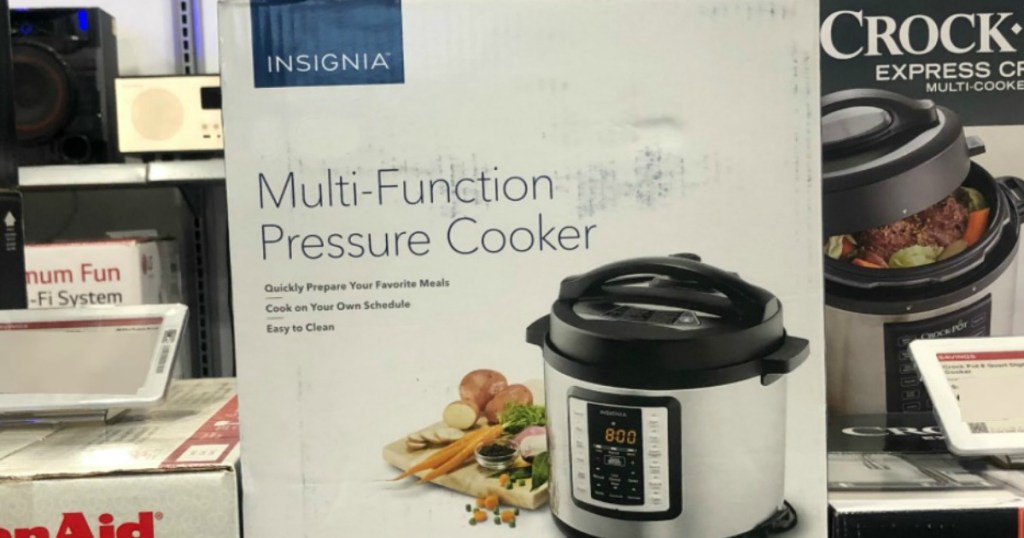 Insignia Pressure Cooker box at Best Buy