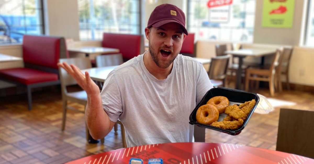 We Tried the New KFC Fried Chicken and Donuts Sandwich… And OH MY!