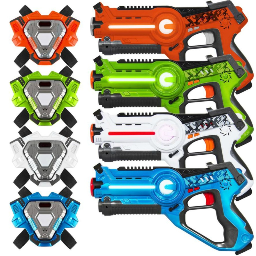 Laser Tag Blasters & Vests 8-Piece Set Only $58.99 Shipped ...
