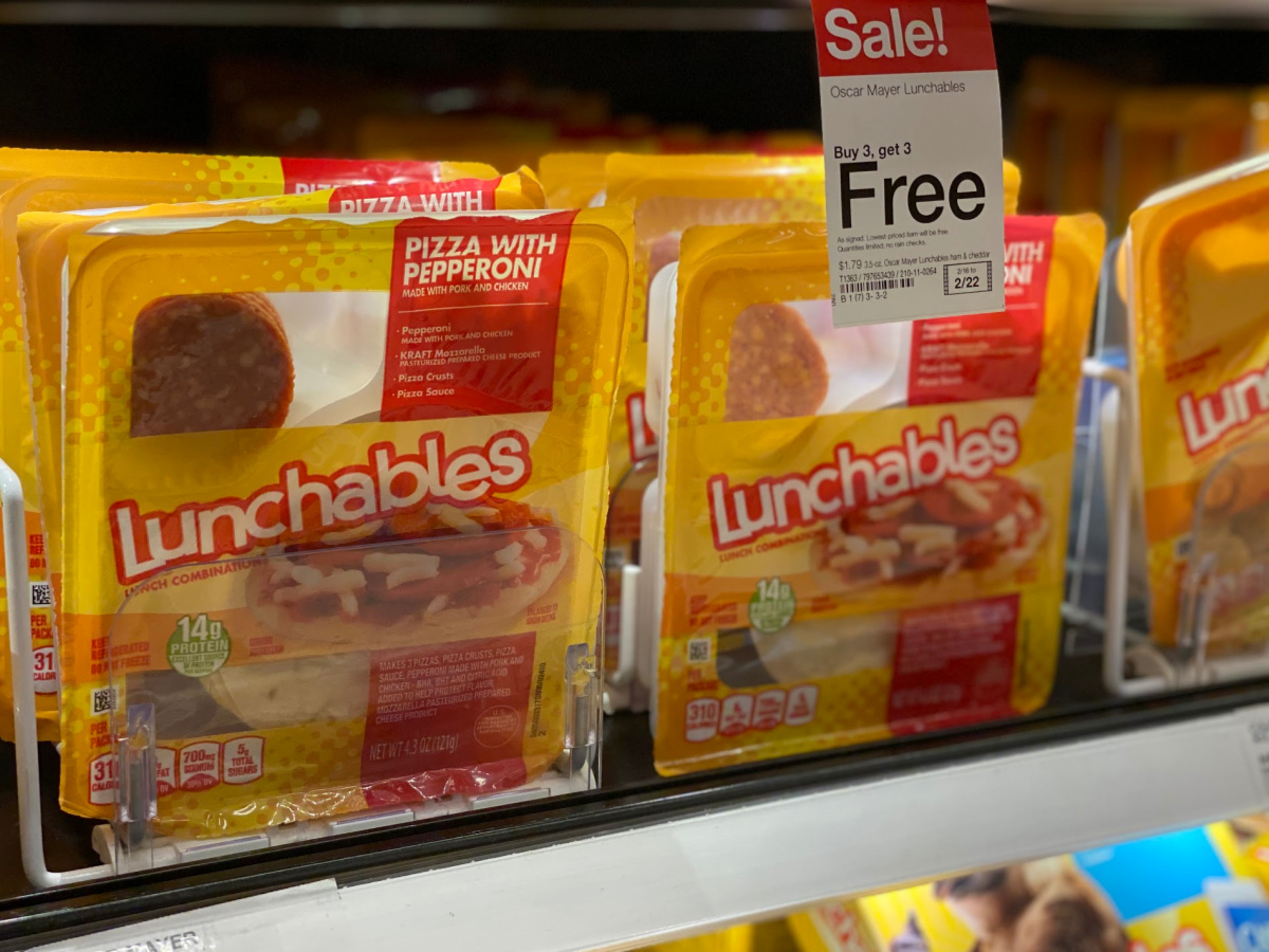 Buy 3, Get 3 FREE Lunchables at Target