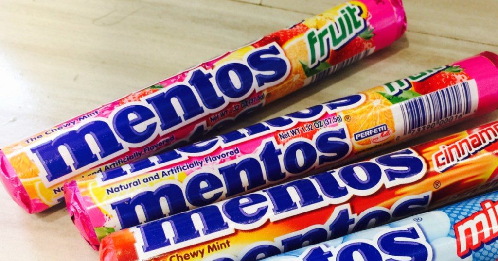 Mento Candy Lined up