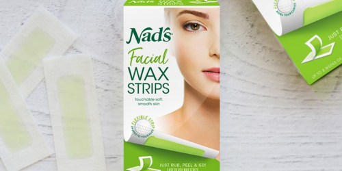 Nad’s Facial Wax 20-Count Strips Only $2.47 Shipped or Less on Amazon