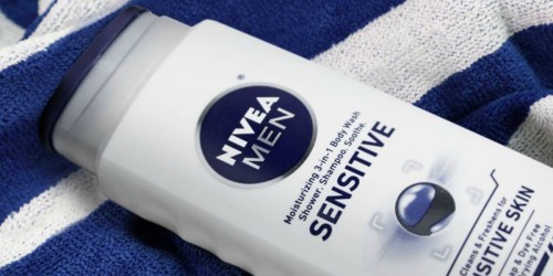 ** Nivea Men Sensitive Body Wash 3-Pack Just $6 Shipped on Amazon (Only $2 Each)