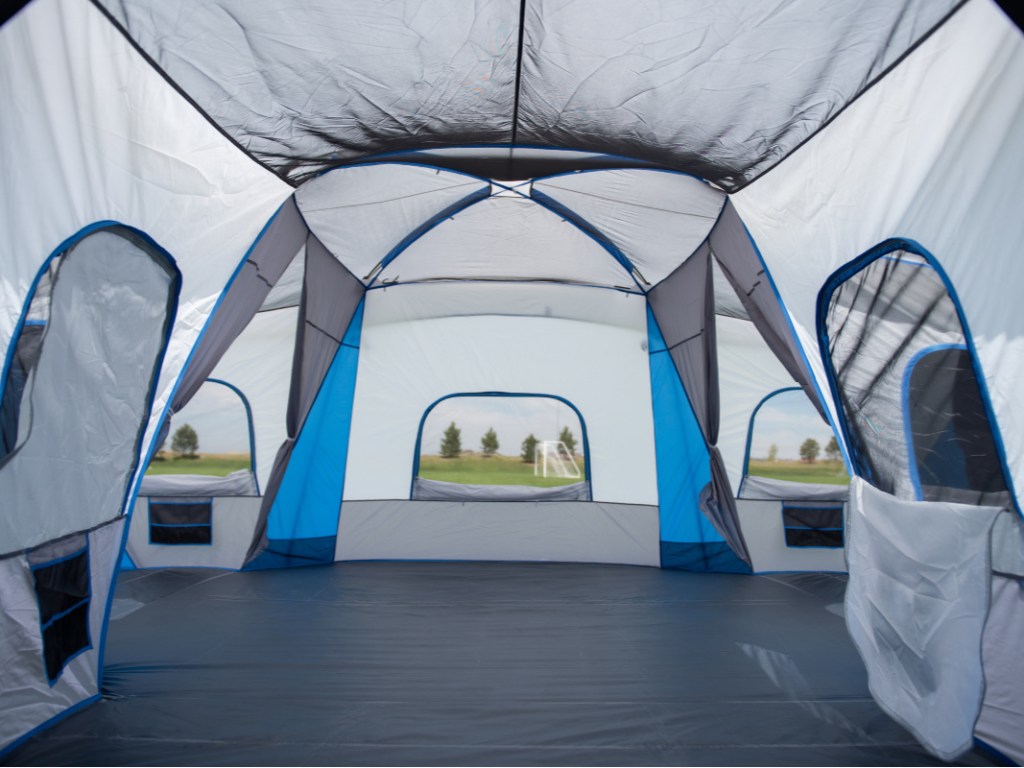ozark trail yurt tent queen size mattress