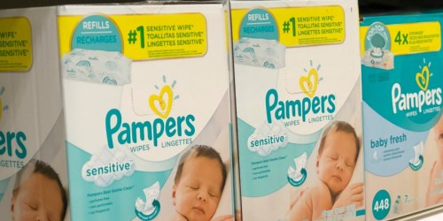 Pampers Sensitive Baby Wipes 576-Count Only $12.58 Shipped Or Less on Amazon