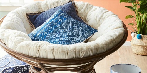 Pier 1 Papasan Chair w/ Cushion Only $79 (Regularly up to $180)