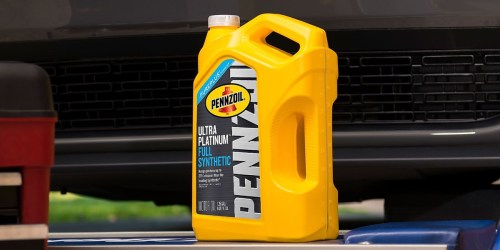Penzoil 5-Quart Full Synthetic Motor Oil Just $8.72 Each After Rebate on Amazon