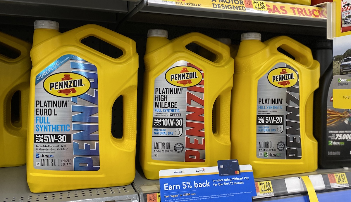 FREE 22 Shell Gift Card w/ Pennzoil Motor Oil Purchase