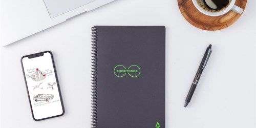 Rocketbook Smart Reusable Notebook 2-Pack w/ Pilot Frixion Pens Only $29.98 Shipped on Amazon