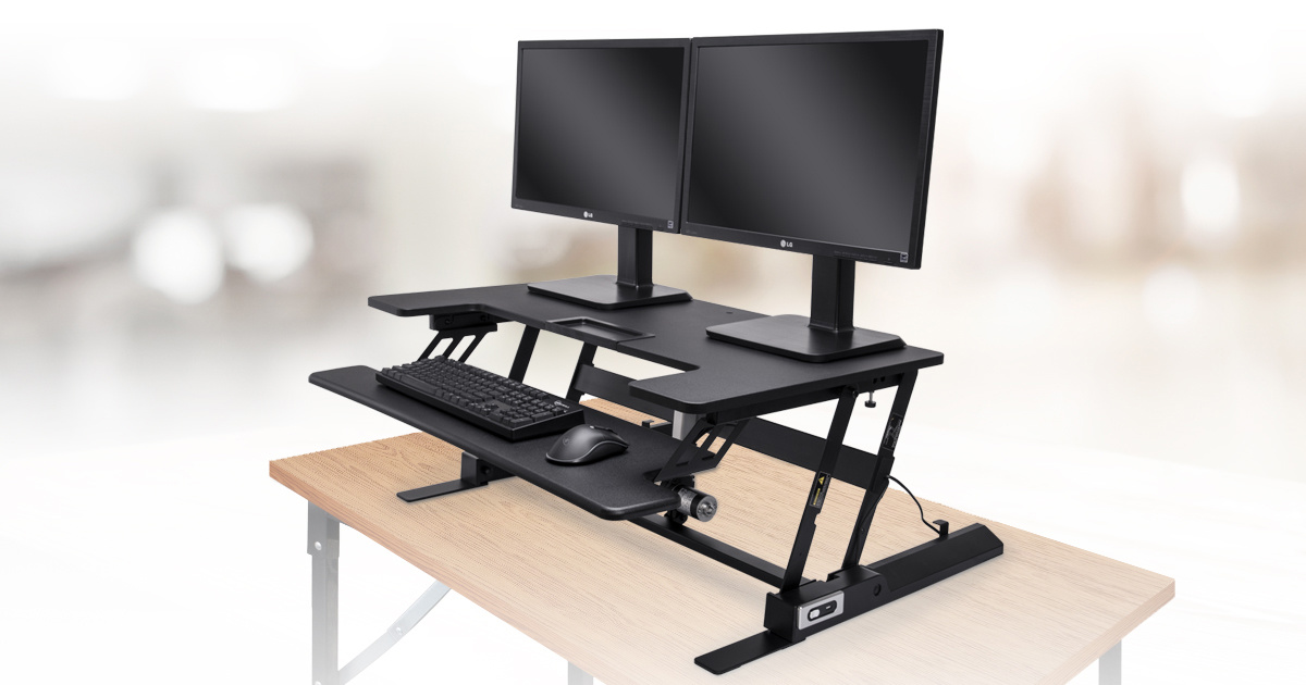 Electric Adjustable Standing Desk Just 129 Shipped Regularly