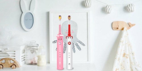 Kids Sonic Electric Toothbrush & 2 Brush Heads Only $17.97 Shipped on Amazon