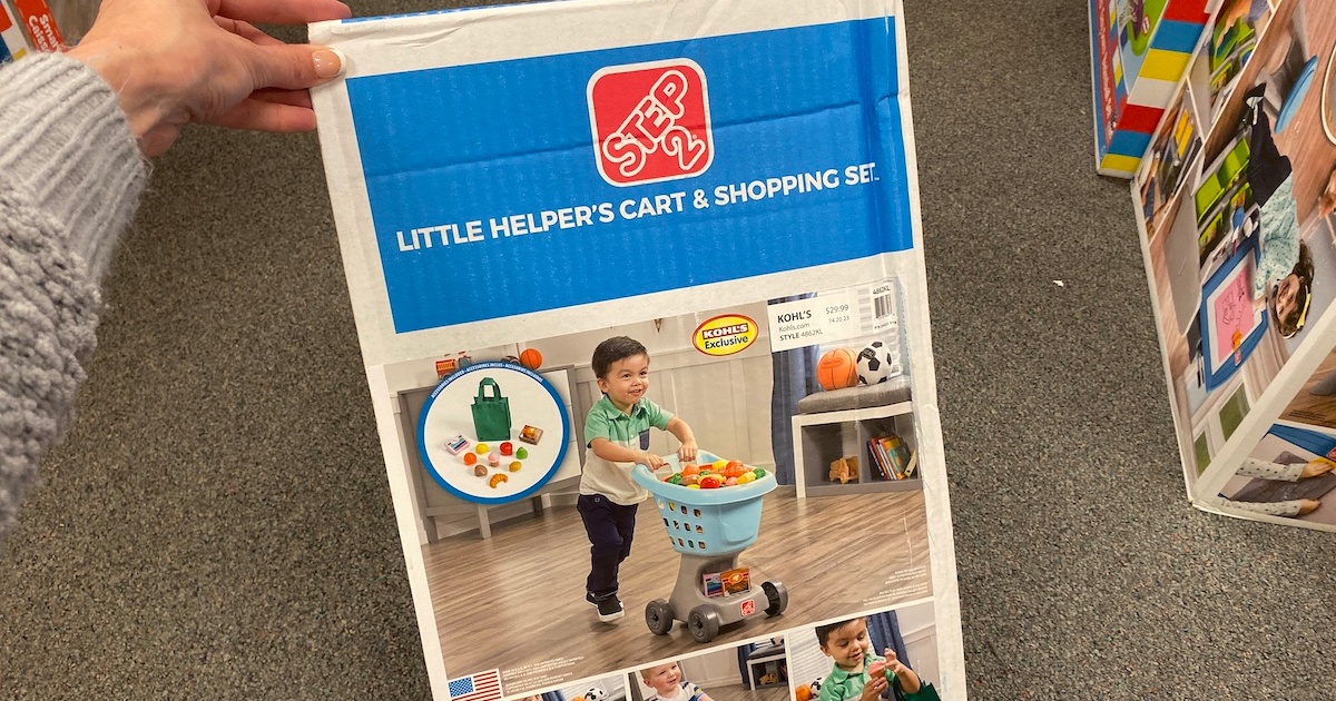step2 little helper's shopping cart & shopping set