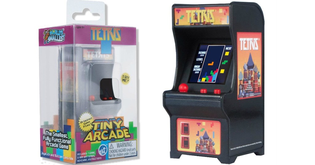 Tetris Tiny Arcade Game Only 8 73 Shipped On Neiman Marcus Regularly 25 Great Easter Basket Filler Hip2save