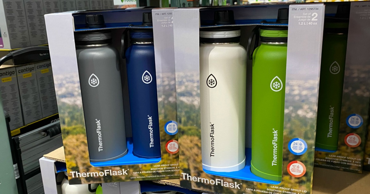 TWO Thermoflask 40oz Insulated Water 