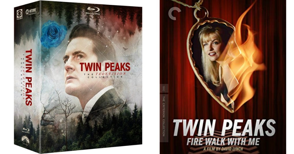 Twin Peaks boxed set and movie cover next to it