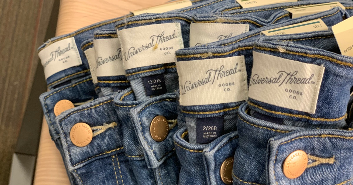 universal thread target jeans