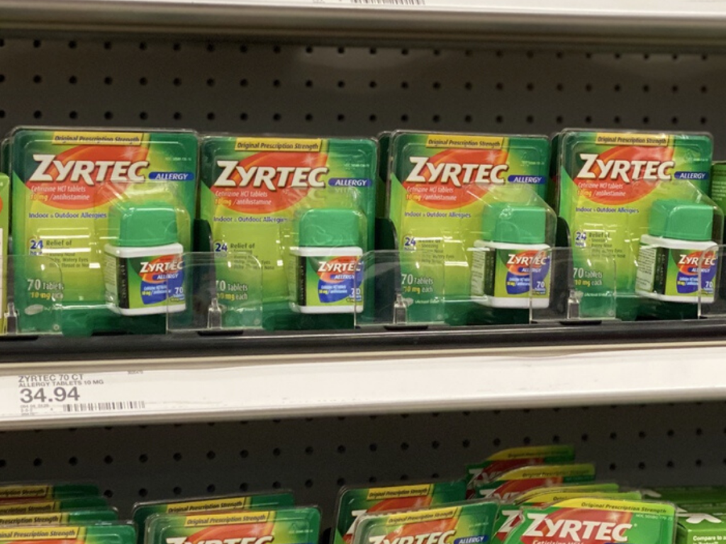 High Value 10/1 Zyrtec Allergy Relief Product Coupon