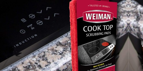 Weiman Cook Top Scrubbing Pads 3-Pack Only $1.49 (Regularly $3)