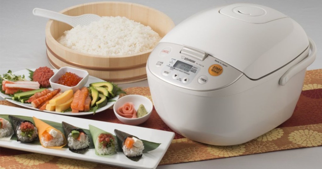 rice cooker and meal