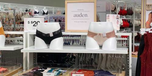 7 Pairs of Auden Panties Only $25 at Target | In-Store & Online
