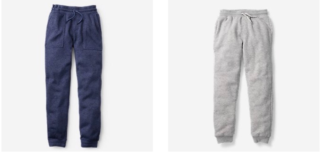 boys eddie bauer pants in blue and grey