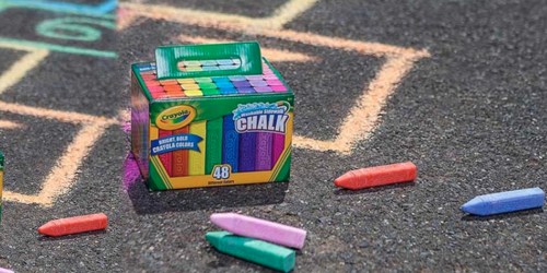 Crayola 48-Pack Sidewalk Chalk Only $2 Shipped for Kohl’s Cardholders (Regularly $7)