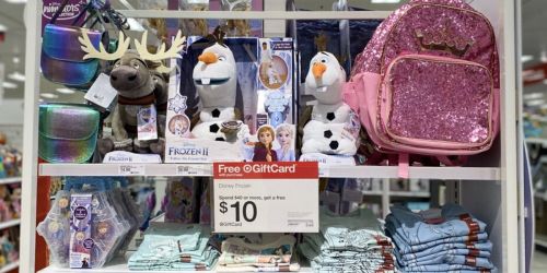 FREE $10 Target Gift Card w/ $40+ Disney Frozen Purchase