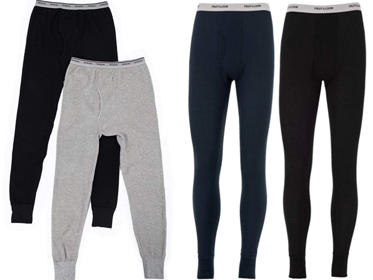 Fruit of the Loom Men s Thermal Bottoms as Low as 3 on Amazon