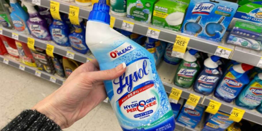 Lysol Toilet Bowl Cleaners Just $1.34 Each After CVS Rewards (Reg. $4)