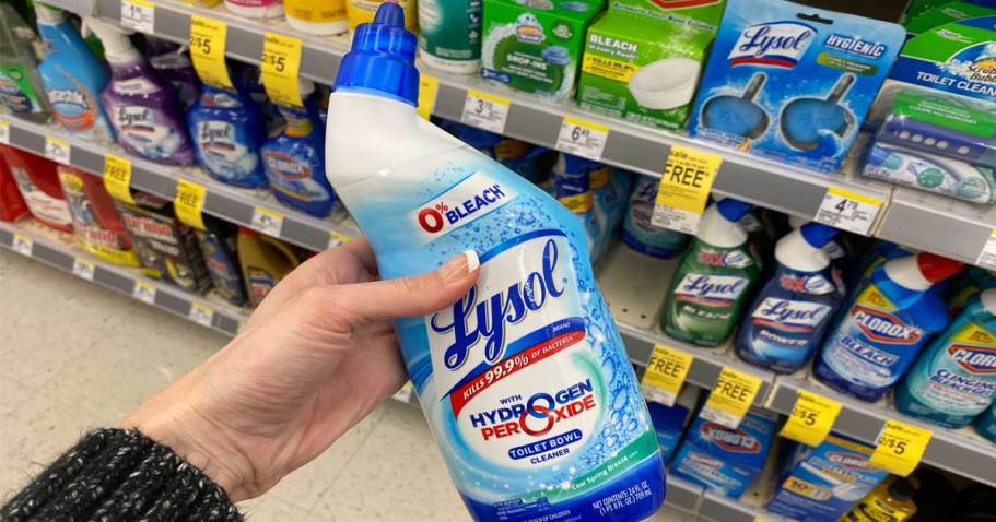Lysol Toilet Bowl Cleaners Just $1.34 Each After CVS Rewards (Reg. $4)