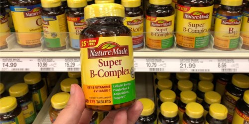 Buy 1, Get 1 FREE Vitamins on Amazon | Nature Made B-Complex Just $1.95 Each Shipped