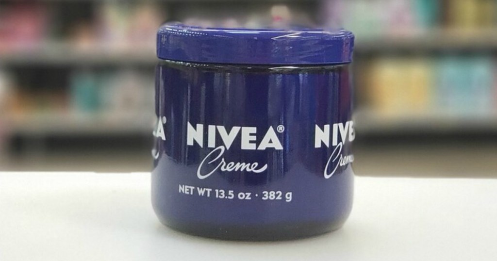 skin creme on display in a store