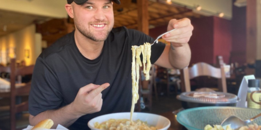 Olive Garden’s Never-Ending Pasta Bowl is BACK & Still Only $13.99!