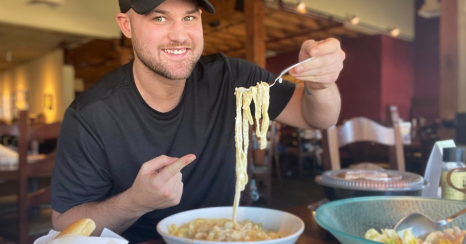 Olive Garden’s Never-Ending Pasta Bowl Returns on August 31st