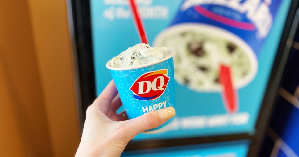 OREO Mint Blizzard at Dairy Queen
