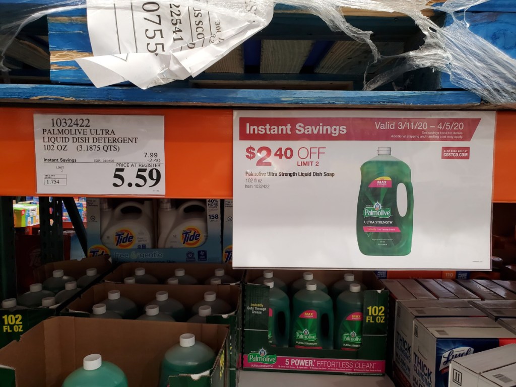Palmolive Detergent on shelf