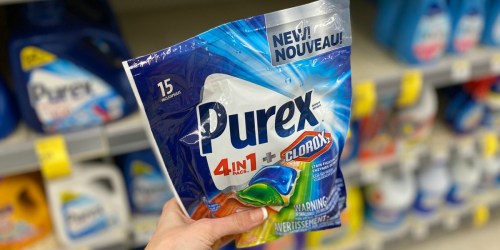 Purex 4-in-1 Laundry Detergent w/ Clorox 45-Count Pacs Only $5 Shipped on Amazon