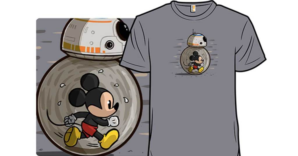 star wars mickey mouse tshirt