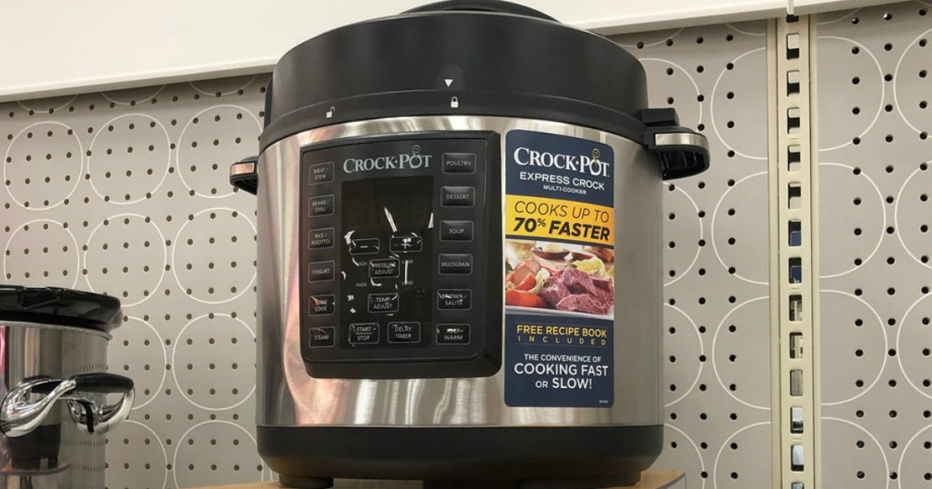 crock pot kitchen appliance on display in a store