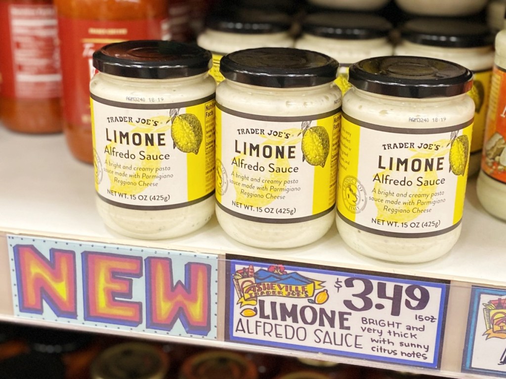 Trader Joe's New Limone Alfredo Is The Perfect Pasta Sauce for Spring