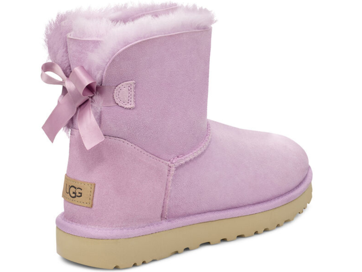 light pink uggs with bows