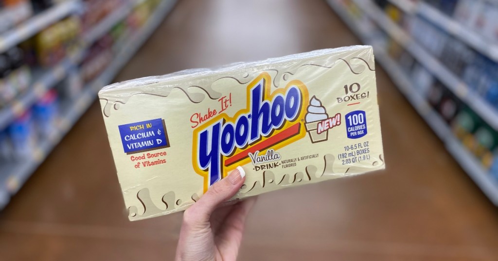 case of vanilla Yoo-Hoo