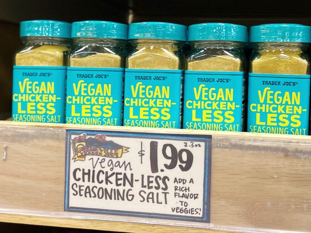 vegan chicken seasoning at Trader Joe's