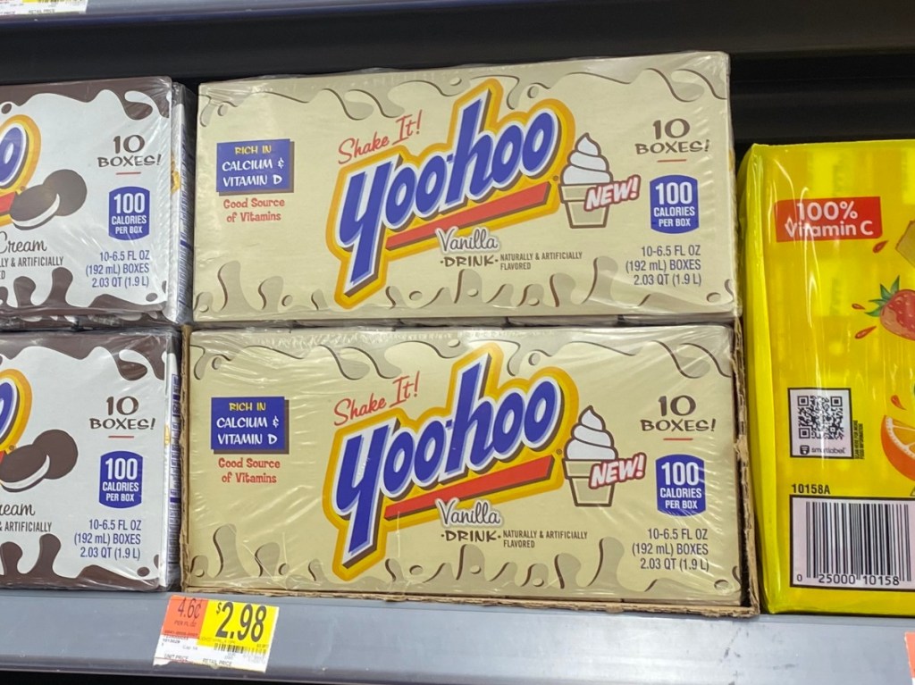 Vanilla Yoo-Hoo at Walmart