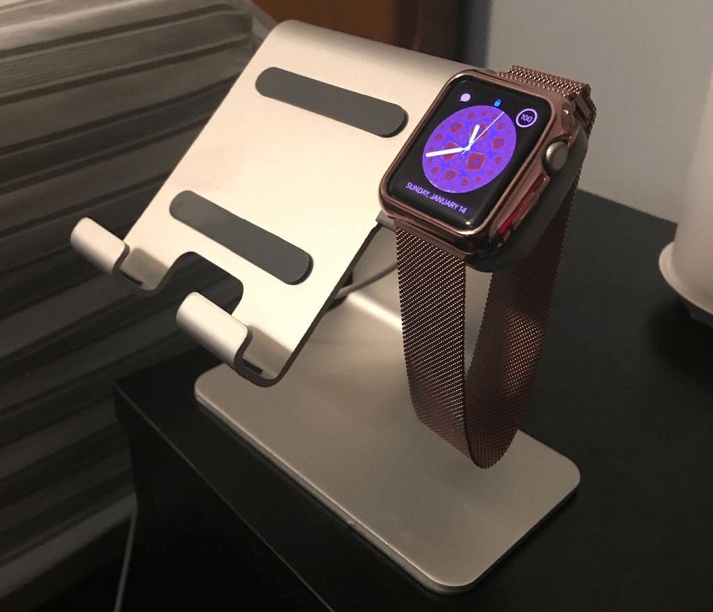 2-in-1 iPhone and Apple watch charging station 