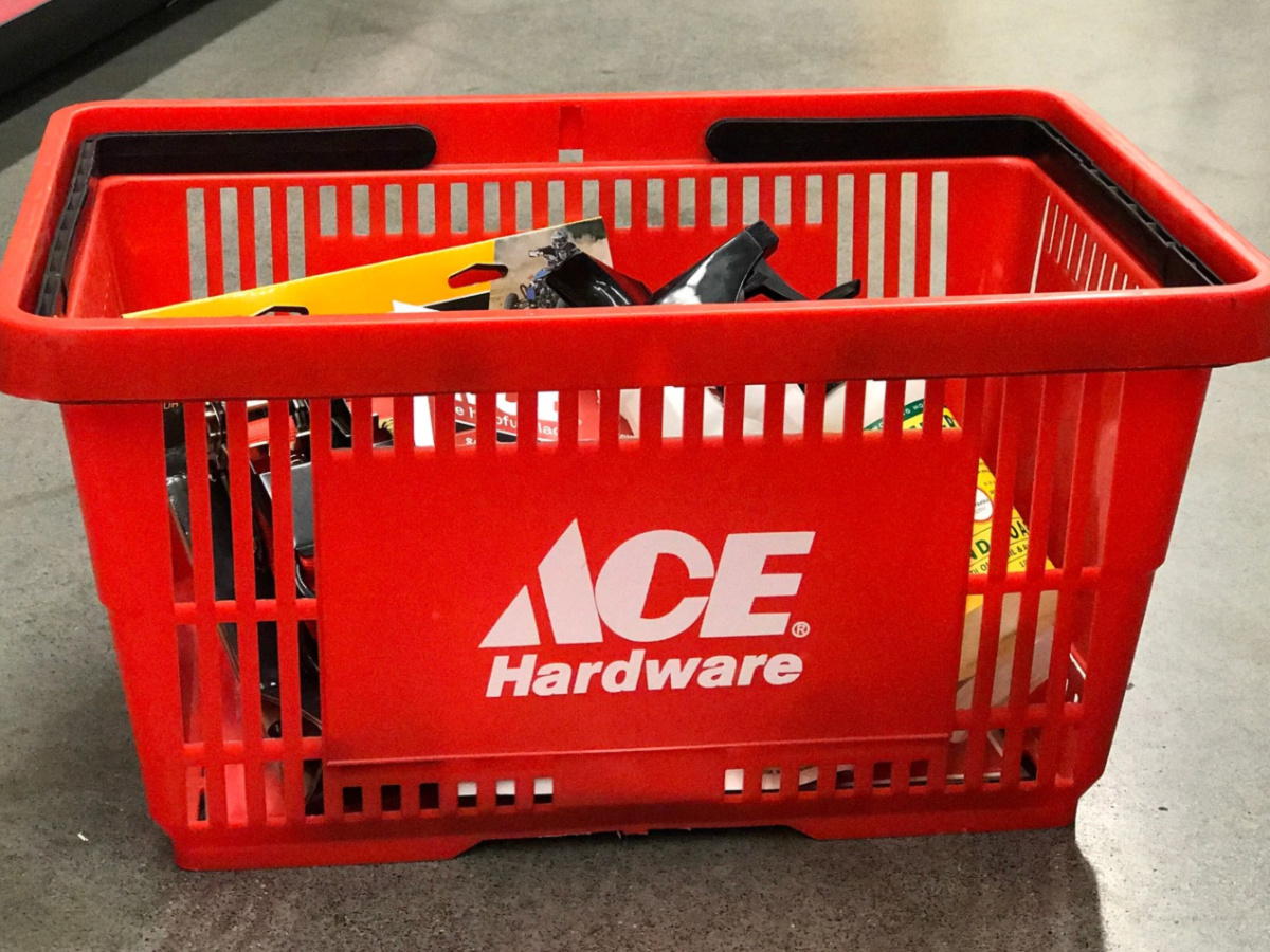 Ace Hardware Basket with tools