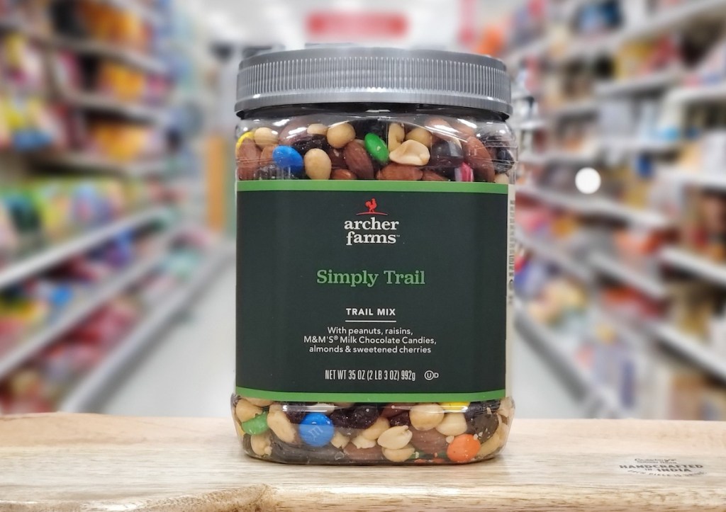 container of Archer Farms Simply Trail Mix