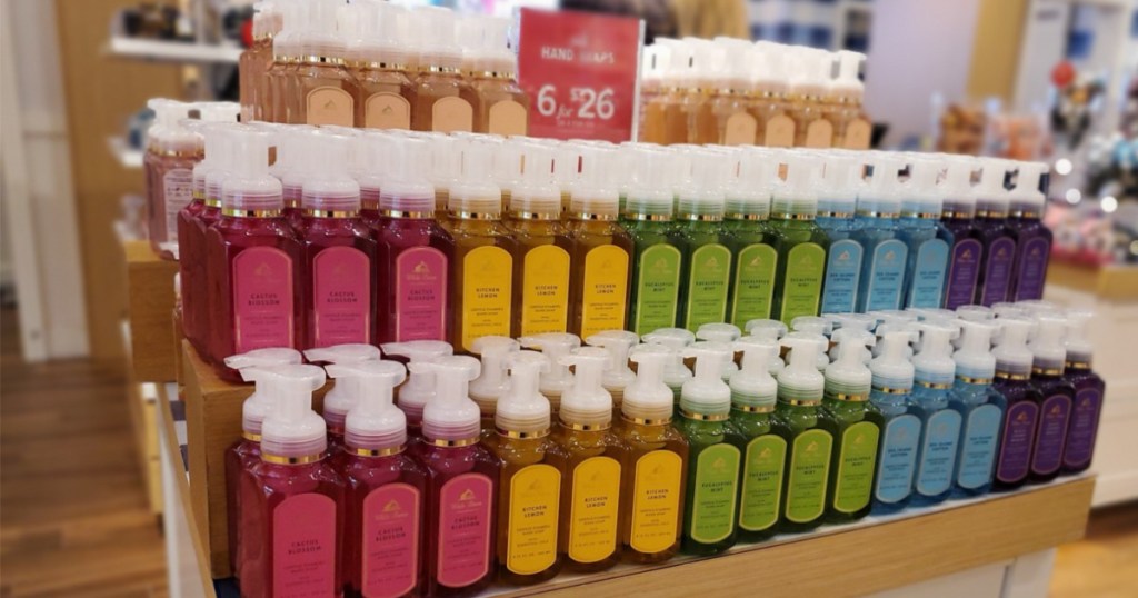Bath Body Works Hand Soaps 6 for 26